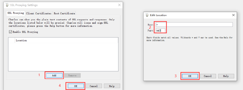 Charles SSL代理设置-规则配置